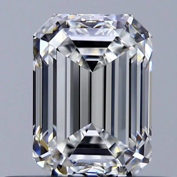 0.53ct EMERALD F VVS1 Natural diamond