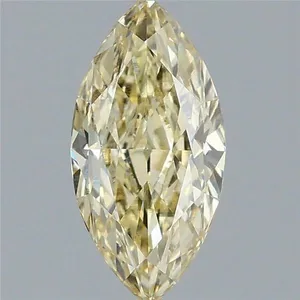 1.53ct MARQUISE Fancy Yellow VVS2 Coloured Lab diamond