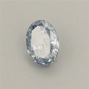 0.39ct OVAL Fancy Vivid Blue VVS2 Coloured Lab diamond