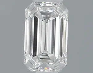0.44ct EMERALD D VS2 Lab diamond