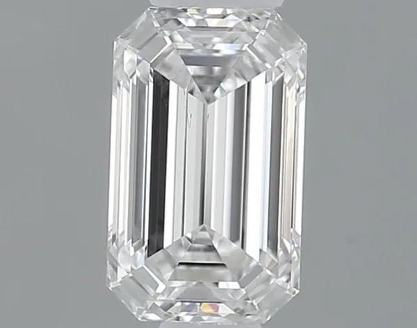 0.44ct EMERALD D VS2 Lab diamond