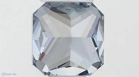 0.51ct RADIANT Fancy Vivid Blue VS1 Coloured Lab diamond