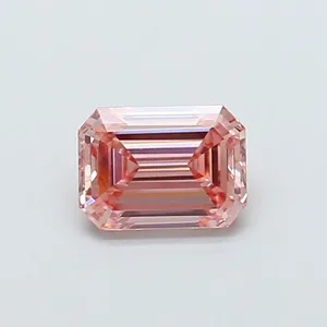 1ct EMERALD Fancy Intense Pink VVS2 Coloured Lab diamond