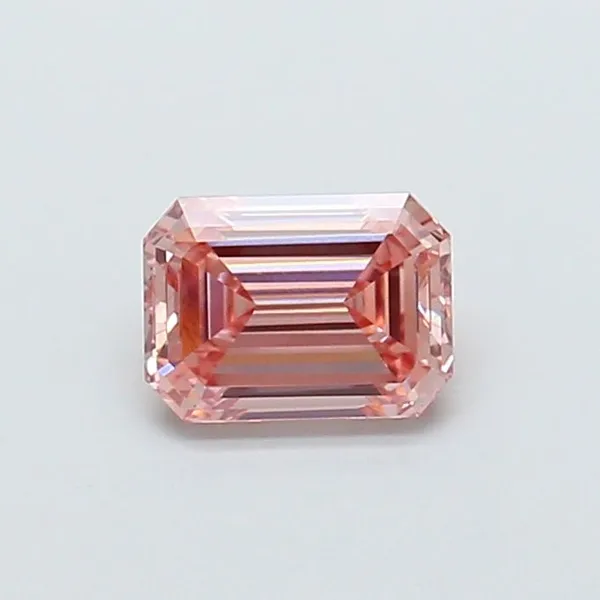 1ct EMERALD Fancy Intense Pink VVS2 Coloured Lab diamond