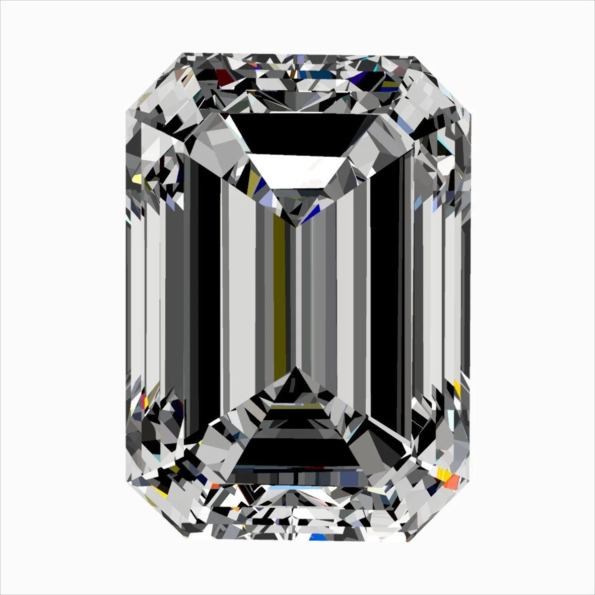 0.30ct EMERALD F VS1 Natural diamond
