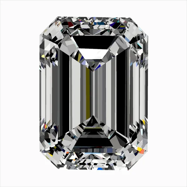 0.3ct EMERALD F VS1 Natural diamond