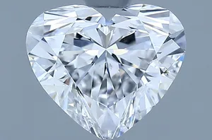 1ct HEART D VS2 Natural diamond