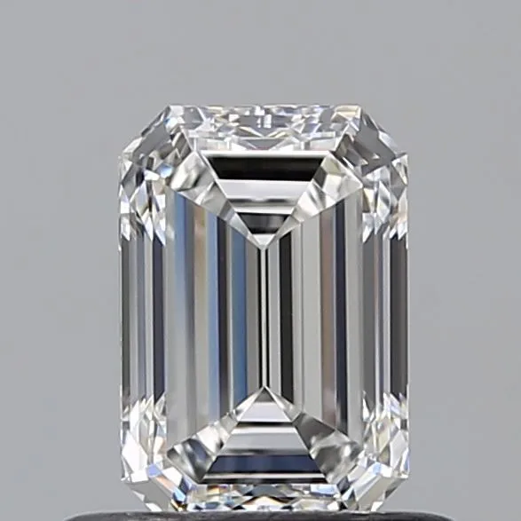 0.59ct EMERALD F VVS2 Natural diamond