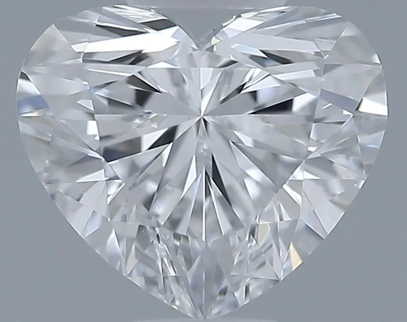 0.71ct HEART D VVS2 Natural diamond