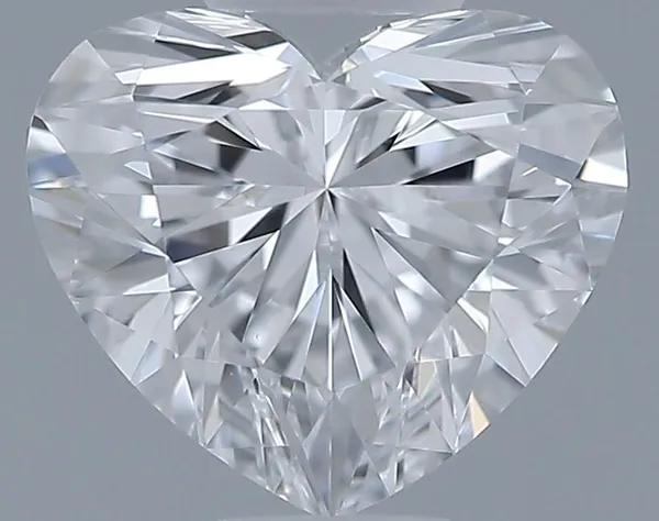 0.71ct HEART D VVS2 Natural diamond