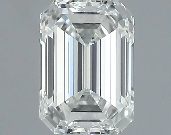 0.43ct EMERALD F FL Natural diamond