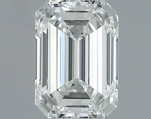0.43ct EMERALD F FL Natural diamond
