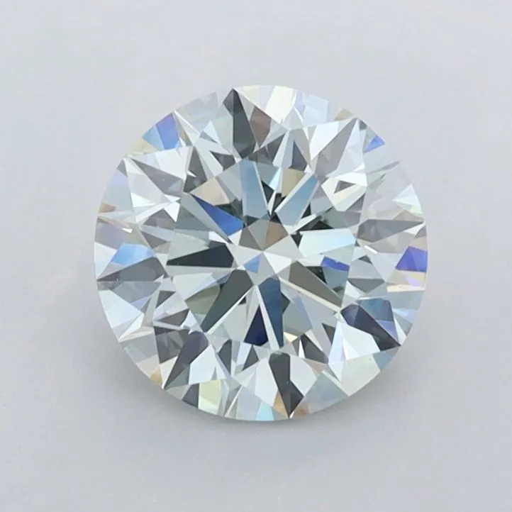 0.98ct ROUND Fancy Light Greenish Blue VVS1 Coloured Lab diamond