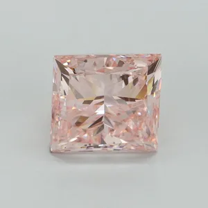 4.5ct PRINCESS Fancy Intense Pink VS2 Coloured Lab diamond
