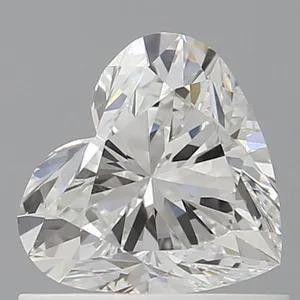 0.71ct HEART F VS2 Natural diamond