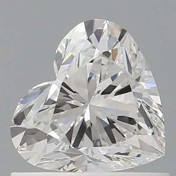 0.71ct HEART F VS2 Natural diamond
