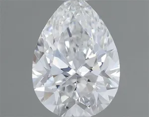 0.43ct PEAR D VS2 Natural diamond