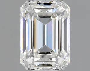 0.5ct EMERALD F VVS2 Natural diamond