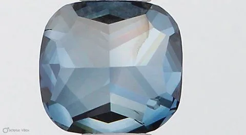 0.5ct CUSHION Fancy Deep Blue SI2 Coloured Lab diamond
