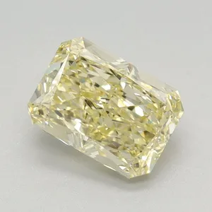 1.26ct RADIANT Fancy Intense Yellow VVS2 Coloured Lab diamond