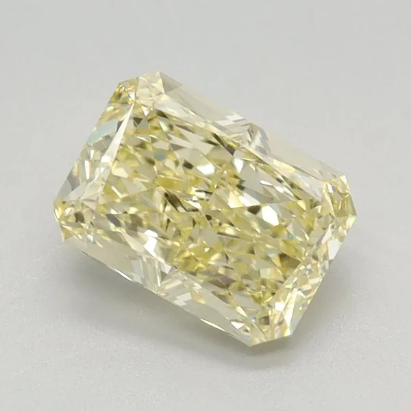 1.26ct RADIANT Fancy Intense Yellow VVS2 Coloured Lab diamond