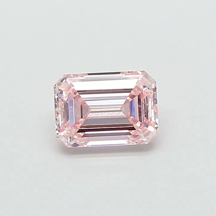 1.52ct EMERALD Fancy Intense Pink VVS2 Coloured Lab diamond