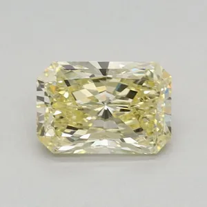 0.56ct RADIANT Fancy Yellow VS1 Coloured Lab diamond