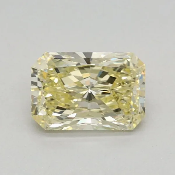 0.56ct RADIANT Fancy Yellow VS1 Coloured Lab diamond
