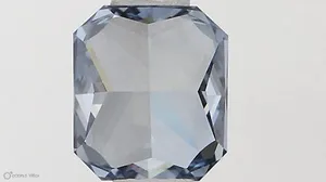 0.5ct RADIANT Fancy Vivid Blue VS1 Coloured Lab diamond