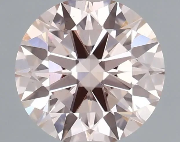 0.99ct ROUND Fancy Pink VS1 Coloured Lab diamond