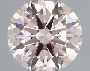 0.99ct ROUND Fancy Pink VS1 Coloured Lab diamond