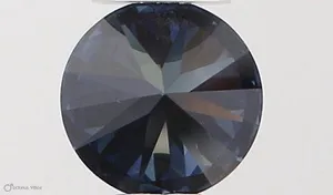 0.33ct ROUND Fancy Deep Blue SI1 Coloured Lab diamond