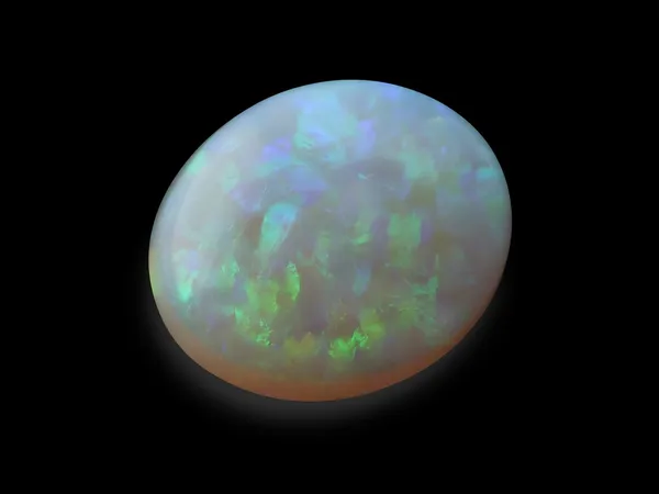 2.69ct Parti Opal, Cabochon cut gemstone