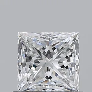 0.71ct PRINCESS F VVS1 Natural diamond