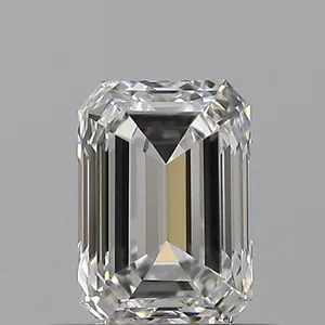 0.54ct EMERALD F IF Natural diamond