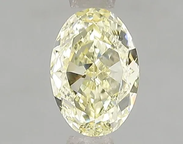 1.02ct OVAL Fancy Yellow VVS2 Coloured Lab diamond