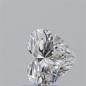 0.9ct HEART D VVS2 Natural diamond