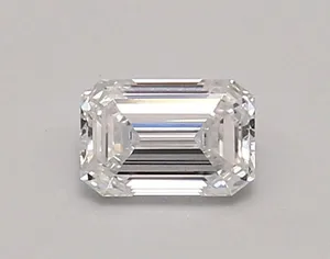 0.6ct EMERALD D VVS1 Lab diamond