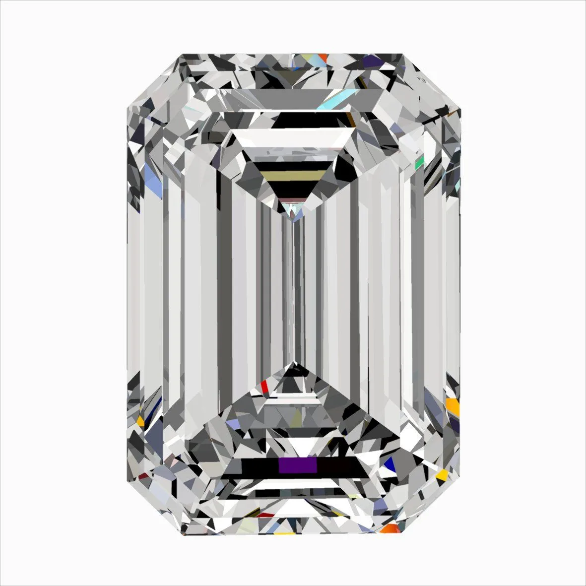 0.31ct EMERALD E VVS2 Natural diamond