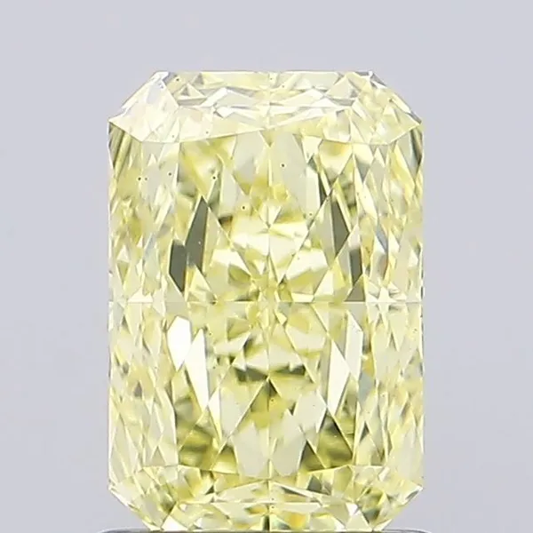 1.33ct RADIANT Fancy Intense Yellow VS1 Coloured Lab diamond
