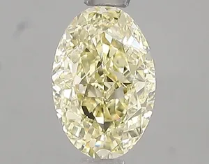 1.02ct OVAL Fancy Yellow VS1 Coloured Lab diamond