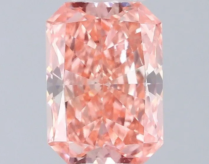 0.32ct RADIANT Fancy Vivid Pink VS1 Coloured Lab diamond