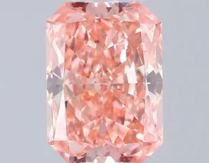 0.32ct RADIANT Fancy Vivid Pink VS1 Coloured Lab diamond