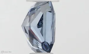 0.51ct RADIANT Fancy Vivid Blue VS2 Coloured Lab diamond