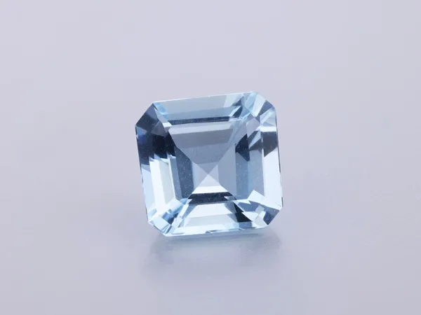 2.21ct Blue Aquamarine, Emerald Cut gemstone