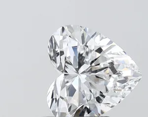 1.23ct HEART D IF Lab diamond
