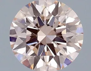 1ct ROUND Fancy Intense Pink VS2 Coloured Lab diamond