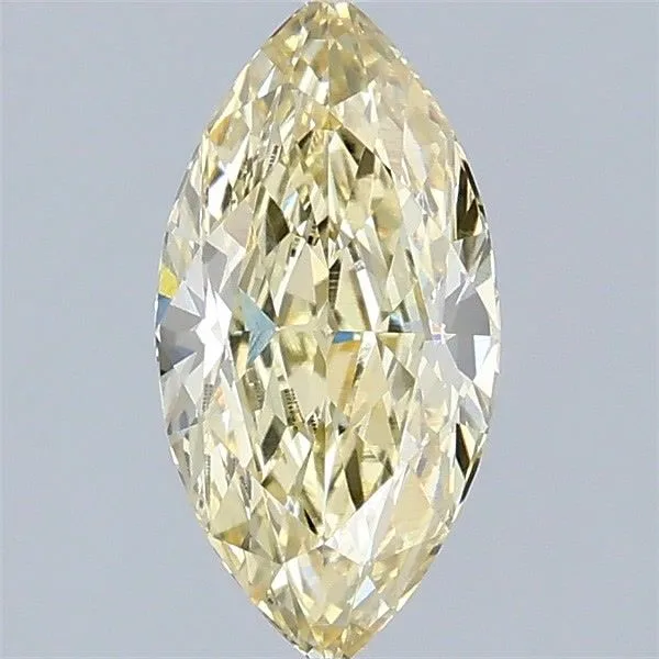 1.06ct MARQUISE Fancy Yellow VVS2 Coloured Lab diamond