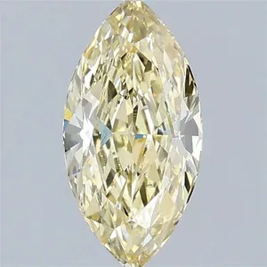 1.06ct MARQUISE Fancy Yellow VVS2 Coloured Lab diamond