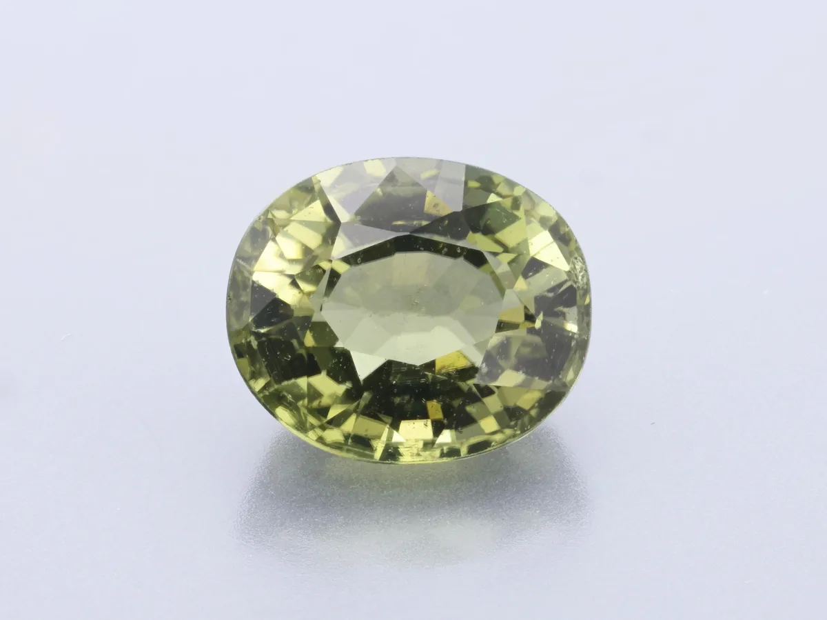 1.42ct Green Tourmaline, Oval gemstone